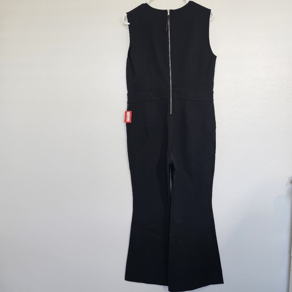 NWT Spanx | Perfect Sleeveless Jumpsuit In Classic Black, Womens Large Petite - Picture 7 of 12